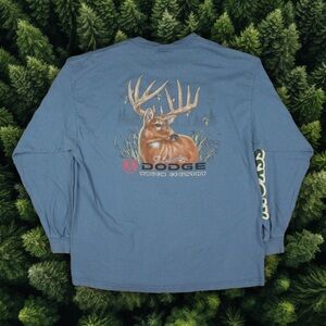 DODGE MOSSY OAK DEER LONG SLEEVE SHIRT  SIZE XL  LIGHTLY USED NO FLAWS  #DODGE #